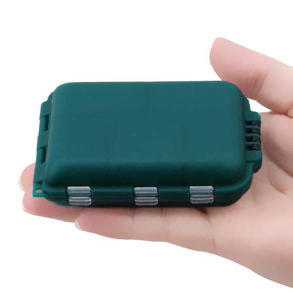 

mini storage box fishing tackle 10 compartments bait spoon hook gadget accessories