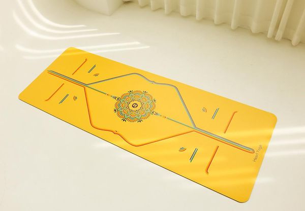 

yoga mats rainbow printed pu eco-friendly mat pilates