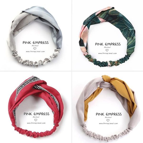 

hair clips & barrettes knitted bowknot accessories for women korean fashion knotted cross headband 2021 trend simple jewelry wholesale, Golden;silver