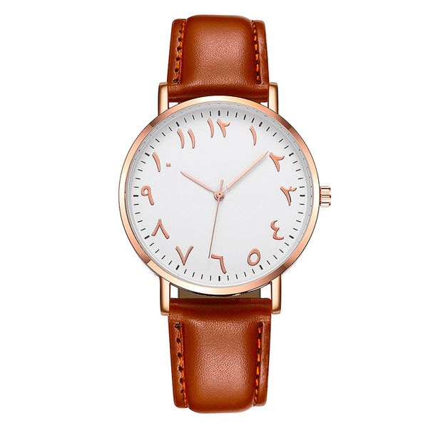 

sports ladies quartz wristwatch wristwatches a variety of colors optional watch gift waterproof design color2, Slivery;brown