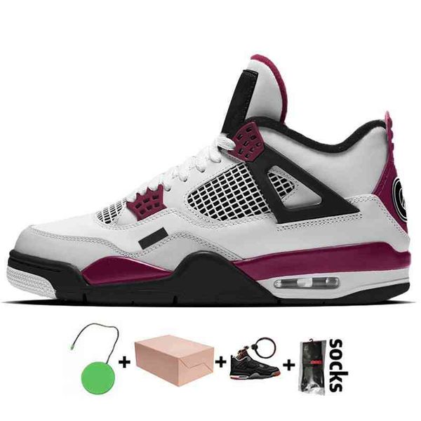 

with bred quality 4 box jumpman women mens basketball shoes fire red travis sail starfish trainers sneakers big size us, Black