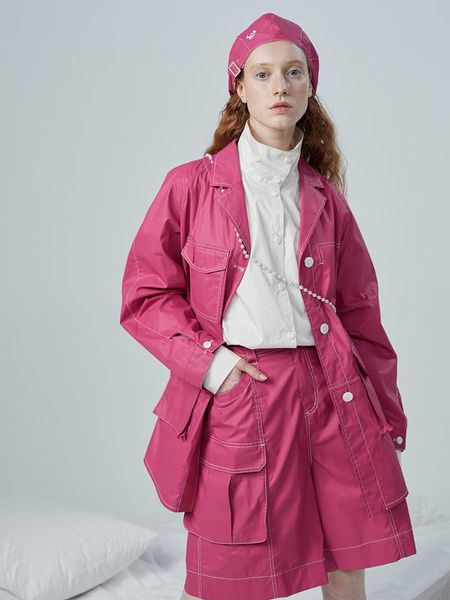 

women's shorts [2.18] irinach181 20ss collection vintage women, White;black