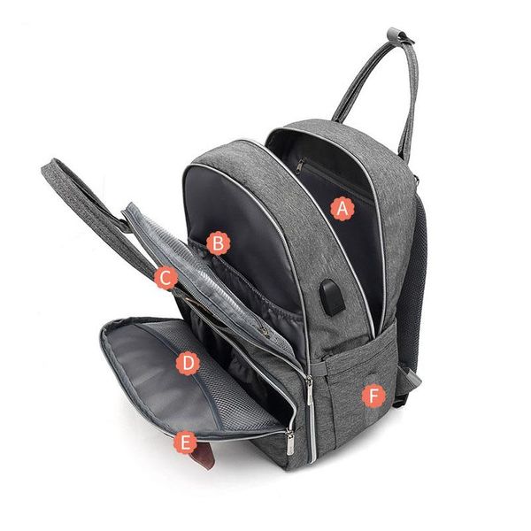 

diaper bags 2021 usb waterproof bag for mom maternity nappy backpack stroller baby organizer nursing changing mother to care