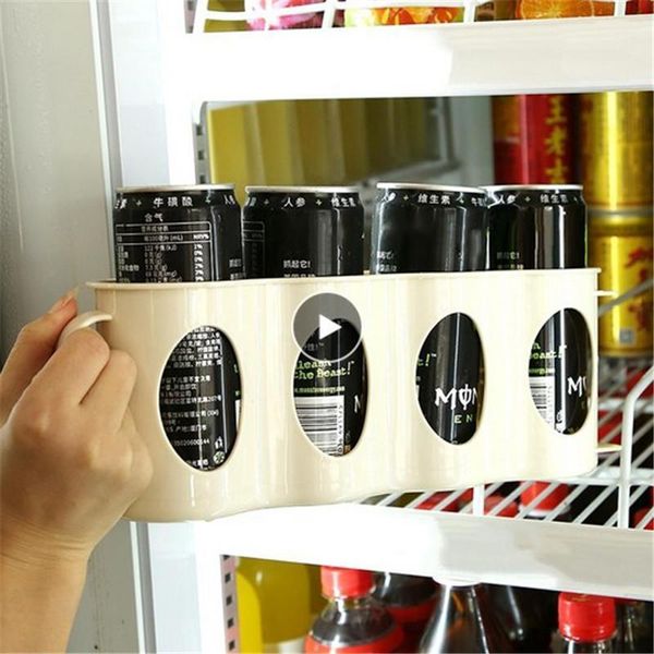 

storage bottles & jars kitchen box spice rack cola beer beverage can space saving bottle organization refrigerator 4 case organizer