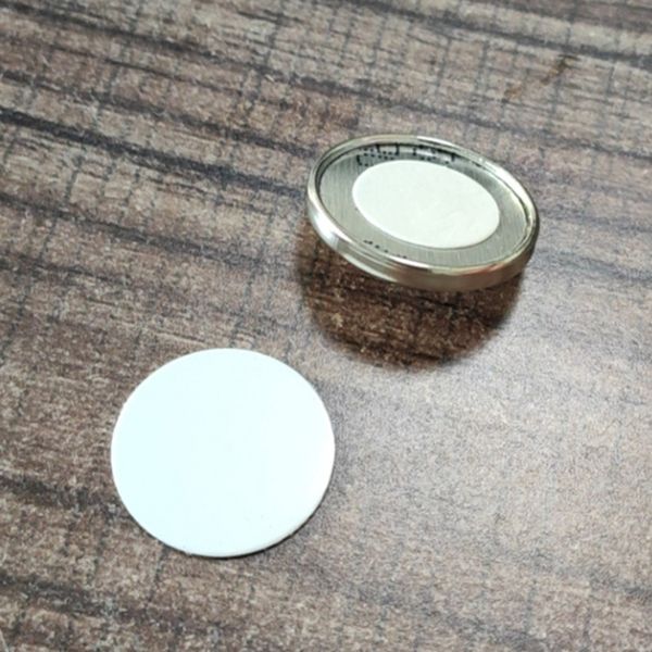 

factory wholesale heat transfer item decoration diy20mm zinc alloy blank button accessories party gift