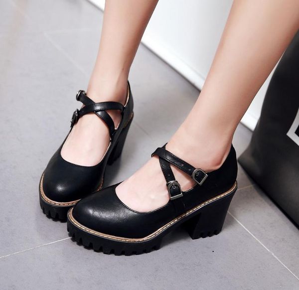 

dress shoes big size woman sandals ladies slim heels round toe shallow mouth pumps sweet 2021 large african slimming casual 3c, Black