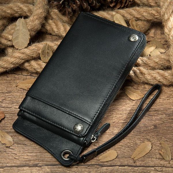 

wallets wallet case for women men compatible clutch leather handbag wristlets card holder phone bag, Red;black