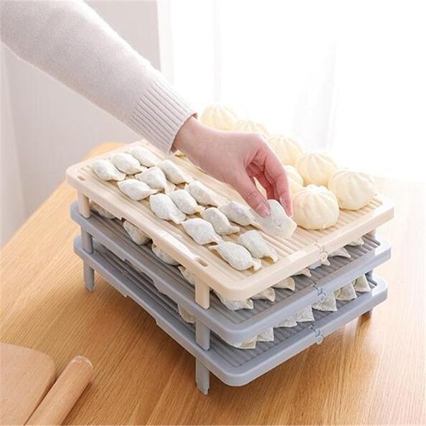 

kitchen storage & organization dumplings tray curtain pasta single layer cover pad creative foldable dumpling placemat put tools