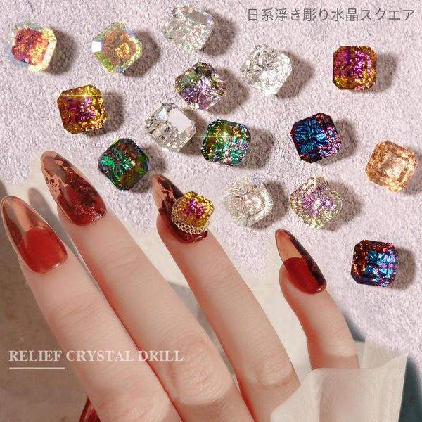 

1pcs 3d nail rhinestones crystal glitter flat back art decorations diy shiny stones charms jewelry for manicure, Silver;gold