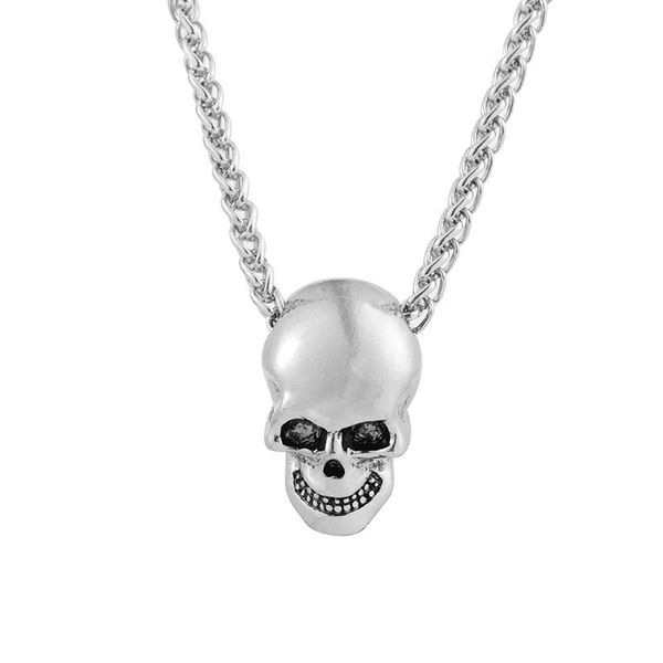 

pendant necklaces trendy classic fashion creative skull necklace personality hip hop halloween metal jewelry punk casual/sporty hyperbole, Silver