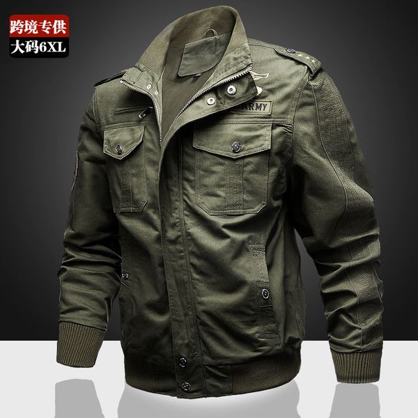 

fashion jacket spring and autumn military men's cotton large 9931, Black;brown