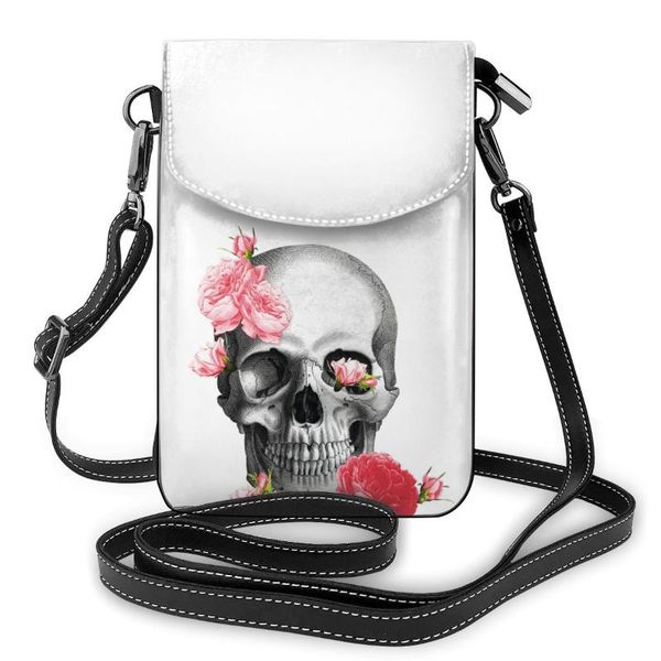 

evening bags rose shoulder bag female gift women funny leather office purse
