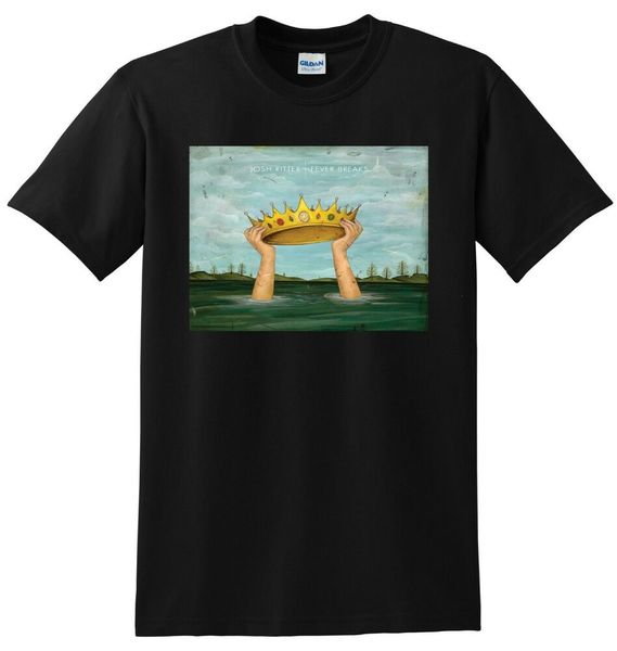 

josh ritter t shirt fever breaks vinyl cd cover small medium large xl, White;black