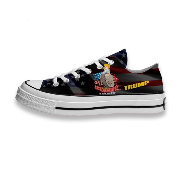 

custom printed sho trump make american great again sneakers low mens womens skateboard sport footwear diy trainers canvas casual