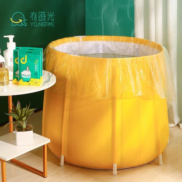 

window stickers round bucket disposable bath bag plastic film thickened