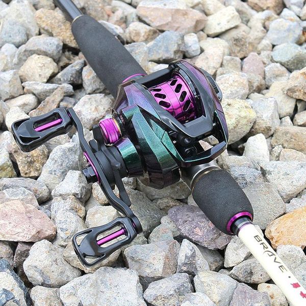 

max drag fishing reel 7.2:1 baitcsters magnetic brake system 5+1 shielded bearings high carbon fibre baitcasting reels