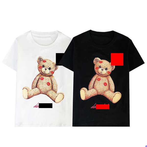 

2021ss christian fashion men casual t shirts mens designer t shirt man paris france street shorts sleeve clothing tshirts asian size m-3xl p, White;black