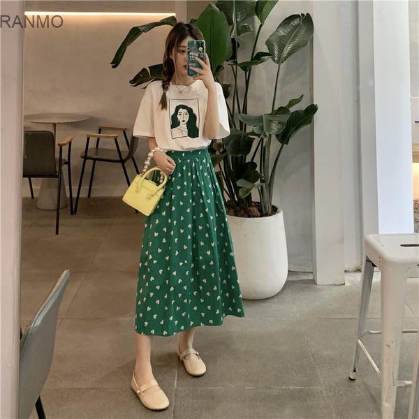 

women's shorts summer 2021 korean versatile slim fashion a-line skirt, White;black