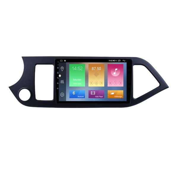 Carro DVD Radio Player para Kia Picanto Manhã 2011-2014 (LHD) Suporte Carplay WiFi OBD2 9 polegadas Android 10 Head Unit GPS