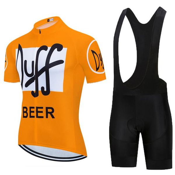 

racing sets cycling jersey 2021 pro team duff clothing mtb 19d gel bib shorts men bike set ropa ciclismo triathlon, Black;blue