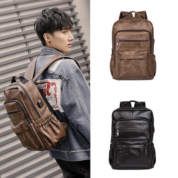 

backpack 2021 korean multifunctional casual men's travel waterproof computer