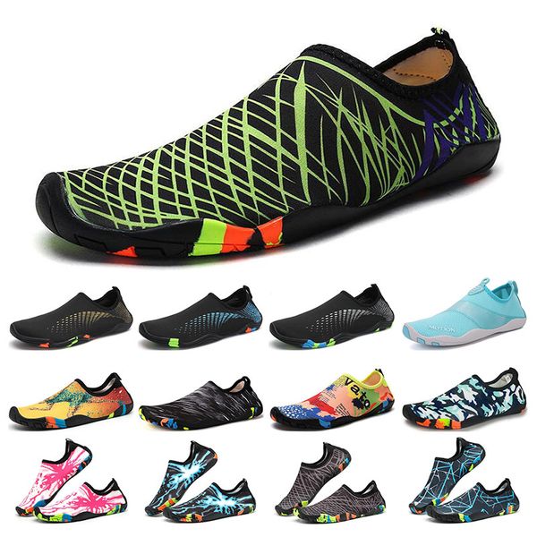 

mens swimming diving outdoor sports beach shoes soft-soled creek sneakers blue barefoot skin snorkeling wading fitness women trainers