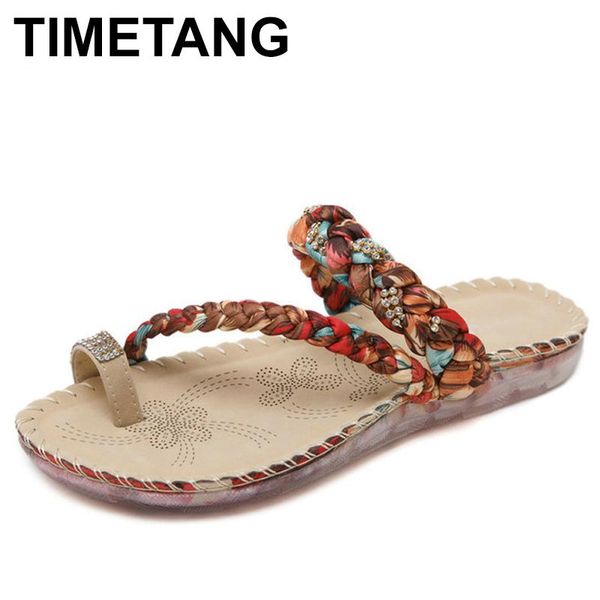 

summer fashion siketu brand color matching antiskid toes flat sandals woman flip flops beach slippers big size 35-42, Black