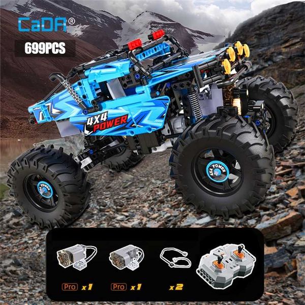 

cada 4wd off-road remote control car building blocks city technical racing car rc buggy trucks suv pickup bricks toys for boys 211027