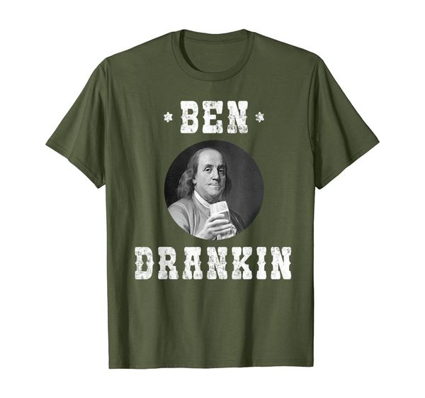 

Ben Drankin Funny Fourth Of July T-Shirt, Mainly pictures