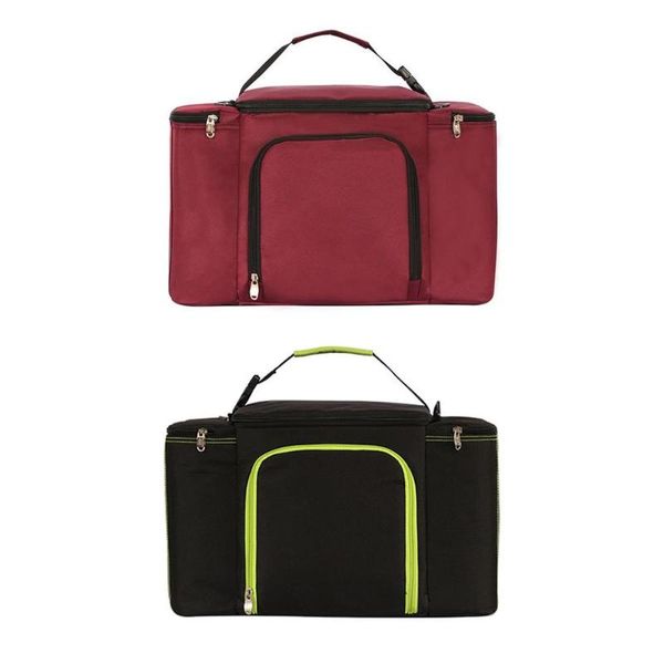 

car organizer thermal insulated cooler bags large women men picnic lunch bento box trips bbq ice zip pack accessories supplies products