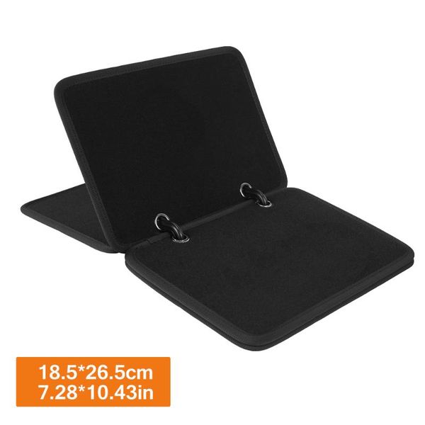 

stuff sacks tactical patches organizer display board folding tool military flip-page patch book with removable d ring buckles