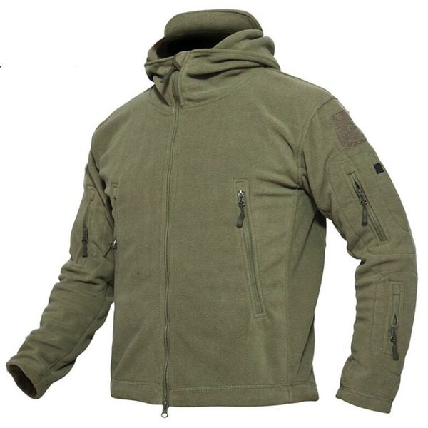 

women's trench coats male woolen jacket outwear warm multi-pocket polar softshell with tactical military hood plus size 4xl jackets, Tan;black