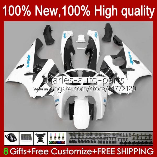 Feedings for Kawasaki Ninja ZX 6R 636 600cc 600 CC ZX-636 ZX6R 94 95 96 97 Bodywork 50hc.16 Lustroso Branco ZX636 ZX-6R 94-97 ZX600C ZX600 ZX 6 R 1994 1997 Kit Bodys