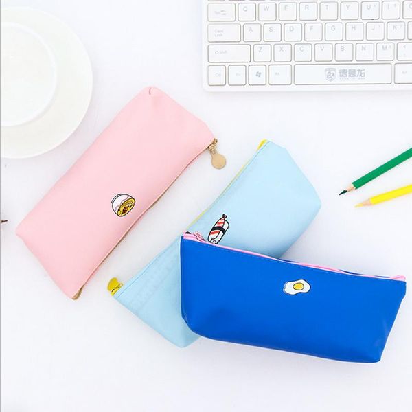 

cartoon pu pen bag cosmetic of students pencil case kawaii school office stationer supplies bags