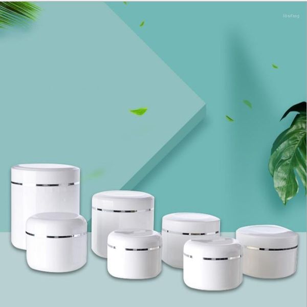

storage bottles & jars 100ml-1000ml plastic cream facial mask containers skin care tins bottle cosmetic refillable packaging