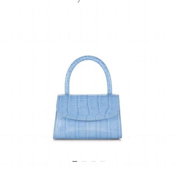 

ins super popular designer's retro female mini square bag with crocodile pattern