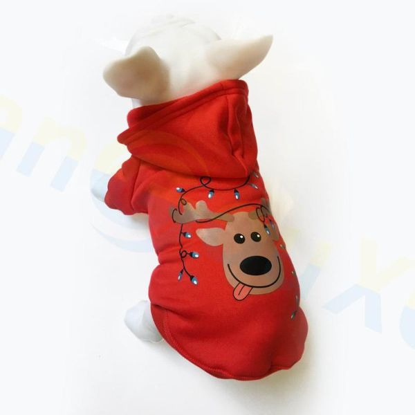 

dog apparel 160pcs xmas tree elk christmas party clothes gift puppy costume coat cat jacket santa claus sweater pet accessories