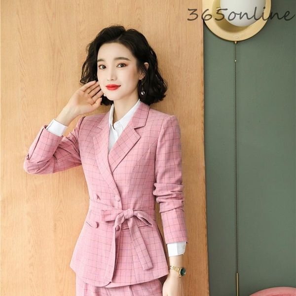 

women's suits & blazers novelty pink long sleeve formal and jackets coat double breasted ol styles outwear overcoat for ladies blaser, White;black