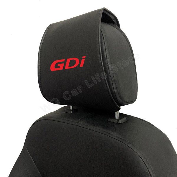 

seat cushions car headrest cover for gdi accessories auto neck rest cushion covers pu leather car-styling