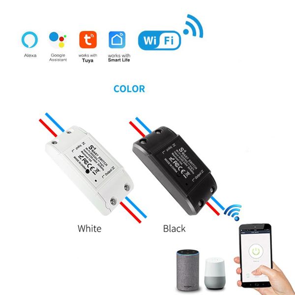

smart home control wifi light switch universal breaker wireless remote for work with alexa google