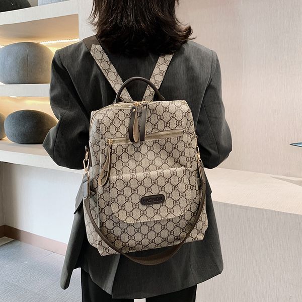 

new fashion women's large capacity back pu shoulder bag backpack handbags premium