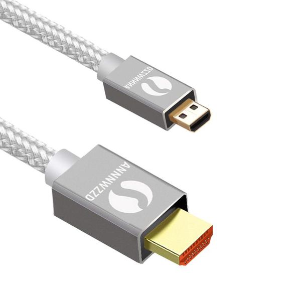 

audio cables & connectors micro to cable-compatible gold-plated 4k 3d high premium cable adapter for camera monitor projector notebook