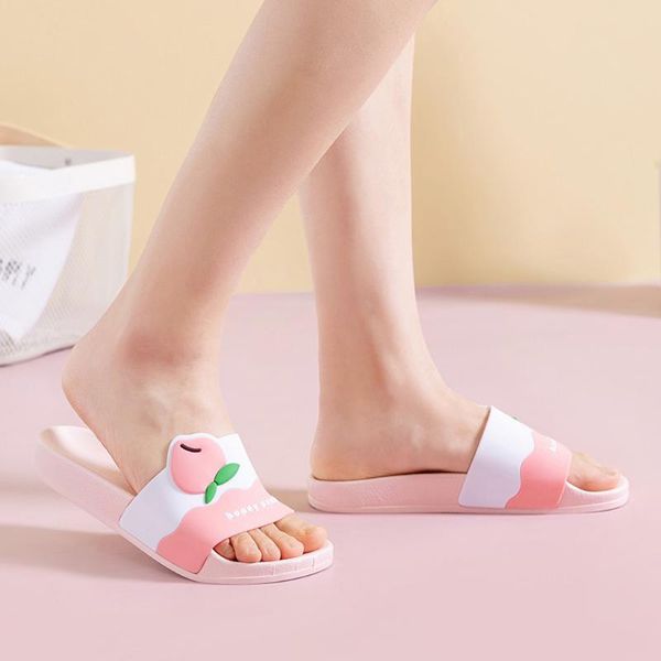 

slippers women summer flat flip flops indoor cartoon female zapatos de mujer planos verano #3, Black