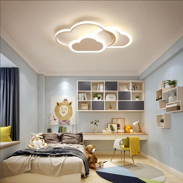 

ceiling lights led nordic bedroom lamp children's room creative minimalist cartoon boy girl's cloud