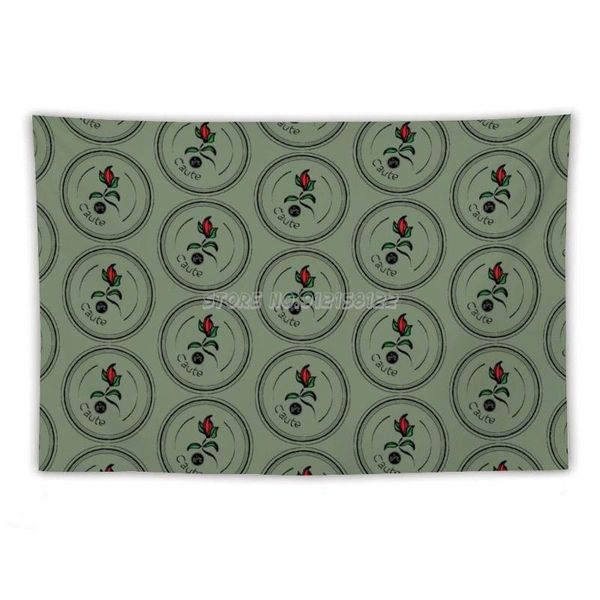 

tapestries caute-colour tapestry wall hanging decor polyester table cover yoga beach towel caute spinoza rose seal thorn thorns