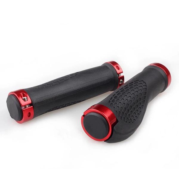 

2pcs bicycle handlebar cover mountain road cycling girps bike mtb grips aluminum anti-slip handle accessories