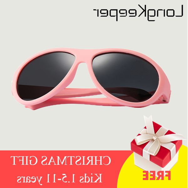 

kids sunglasses brand baby girls sunglass polarized children sun glasses flexible safety frame uv400 birthday christmas gifts glasses wholes, White;black