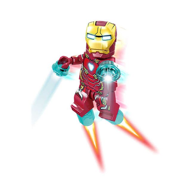 

2021new1sy1311 avenger alliance 4 superhero doll assembled building block toy bag