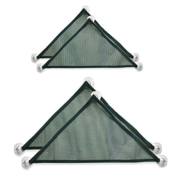 

small animal supplies 2pcs/set pet hammock mesh sleeping bed play toys reptile snake lizard climbing swing with suction cup