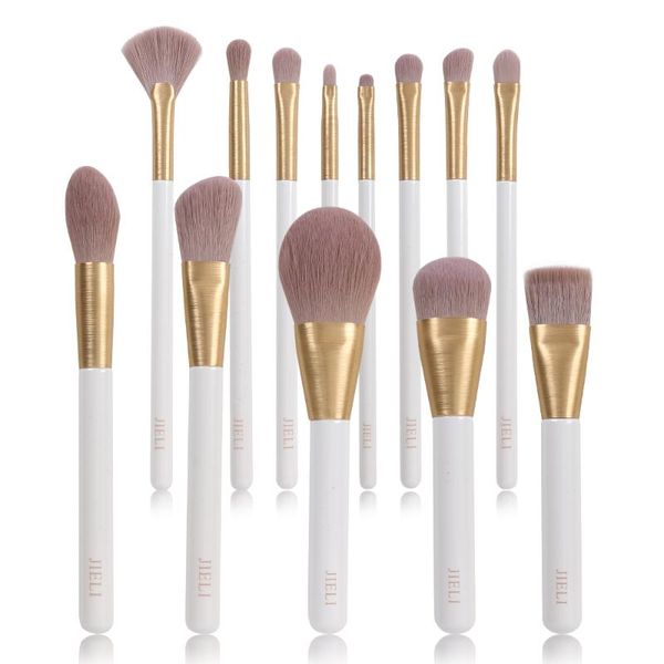 

makeup brushes professional set maquiagem 14pcs paint wood handle make up synthetic hair cosmetics beauty tools for women color